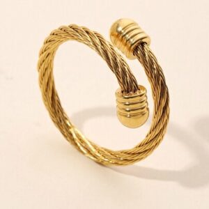 Vintage Fashion Stainless Steel Wire Ring