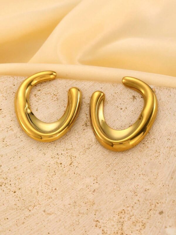 Stainless Steel Elegant Stud Earring
