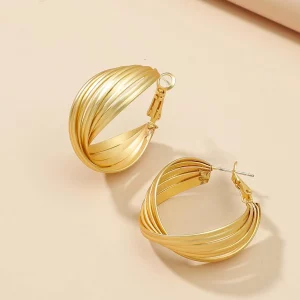 Twist Hoop Earrings