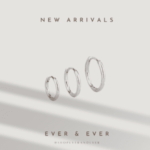 3 piece Minimalist Hoops Silver (Not Pairs)