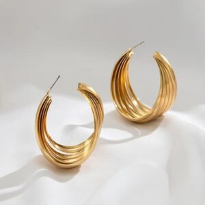 Shell & Stripe Earrings