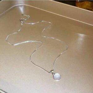 Stone Beaded Necklace With Pendant