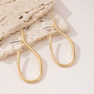 Geometric Design Statement Earrings