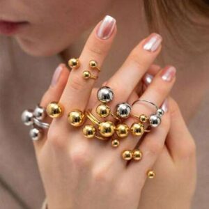 Stainless Steel Ball Ring