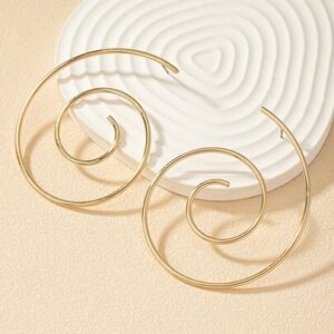 Spiral Stud Earrings