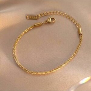 Stainless Steel 18k Gold Plated Bracelet