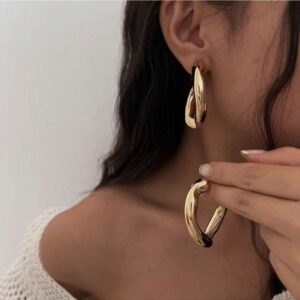 Geometric Twisted Earrings