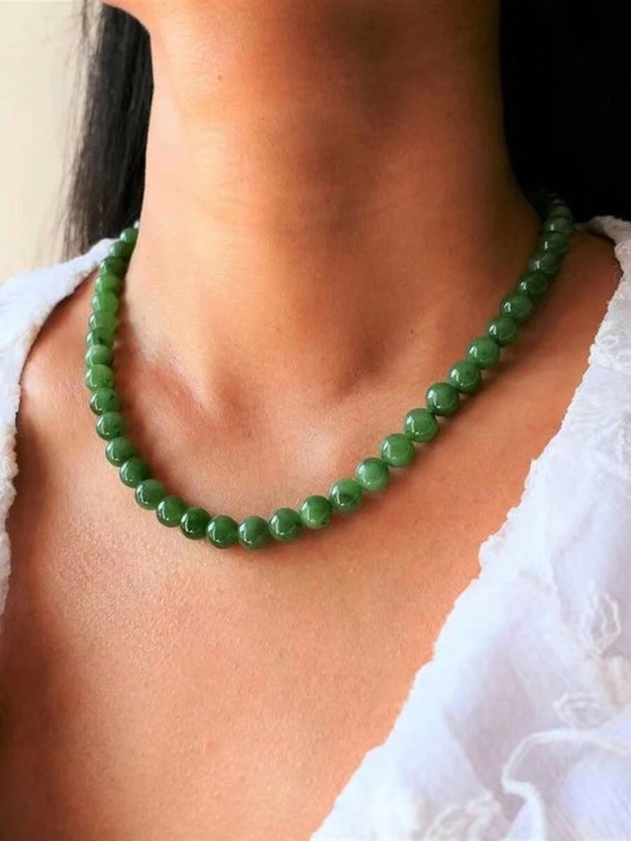 Jade Beaded Necklace